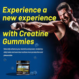 inGreens gommes creatine monohydrate texture souple et facile à mâcher.