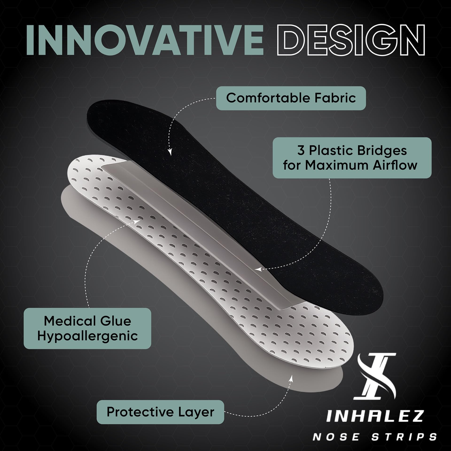 INHALEZ Bandes nasales ouverture-nasale jour et nuit pour respiration fluide