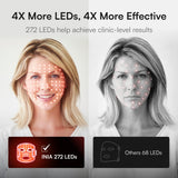 Masque INIA sans fil utilise une énergie 850 nm pour détendre le visage.