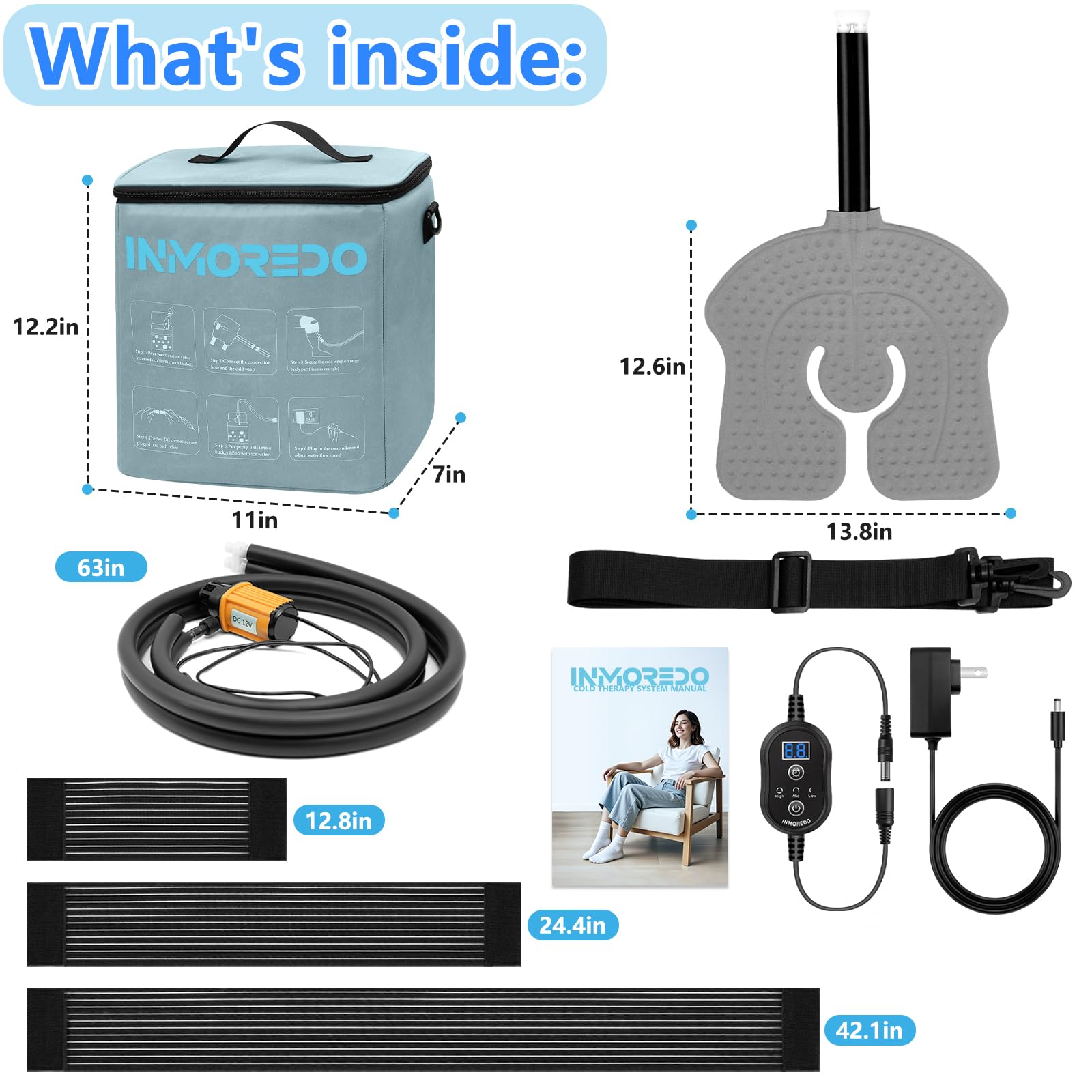 Inmoredo seau isolé 16 litres : grande capacité pour des sessions prolongées