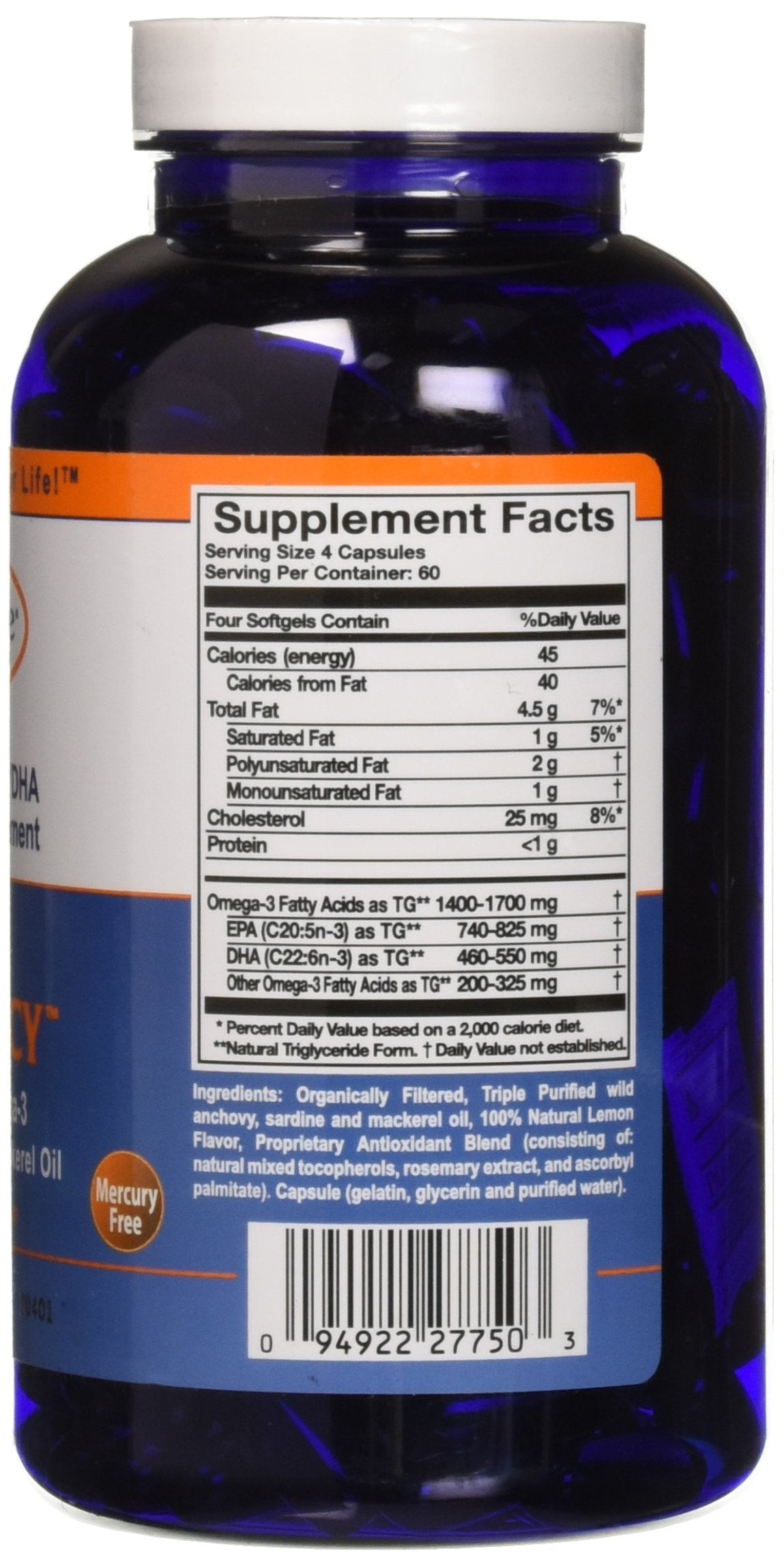Innate Choice Omega Suffisance Citron, bouteille ouverte: accès rapide à la routine