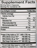 Innate Choice Omega Suffisance Citron, etiquette: étiquette claire et informations utiles