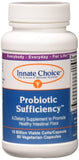 Innate Choice Probiotic Sufficiency – bouteille montrant l'étiquette et soutien potentiel de l'équilibre intestinal