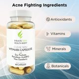 Innate Skin Clear Skin capsules gros plan routine anti acné