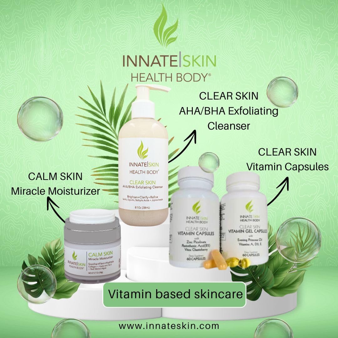 Gomme Innate Skin présentée avec les bénéfices possibles pour la peau.