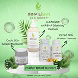 Gomme Innate Skin présentée avec les bénéfices possibles pour la peau.