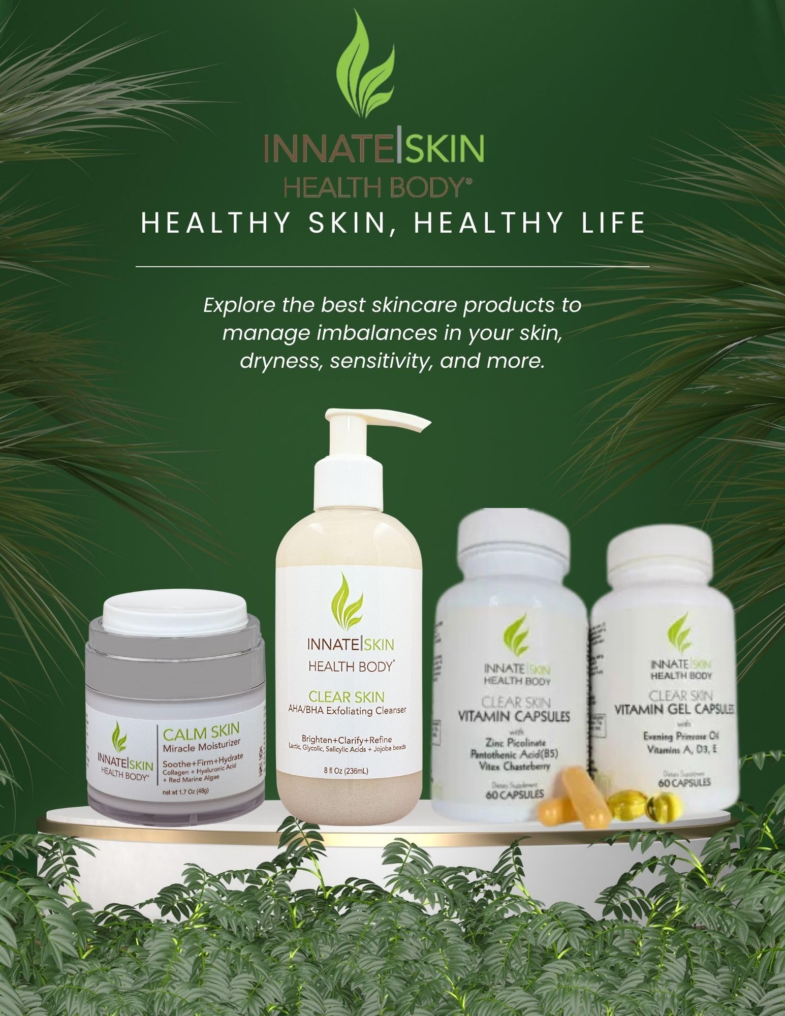 Innate Skin Clear Skin prise quotidienne simple sans promesse garantie