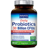Innate Vitality Daily Probiotics – bouteille: soutien quotidien de la digestion grâce aux souches variées