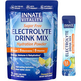 Innate Vitality: pochette ananas-poire pour une hydratation pratique en déplacement.