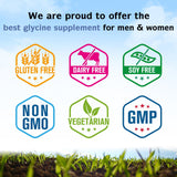 Innate Vitality Glycine, soutien potentiel au collagène et à la synthèse protéique.