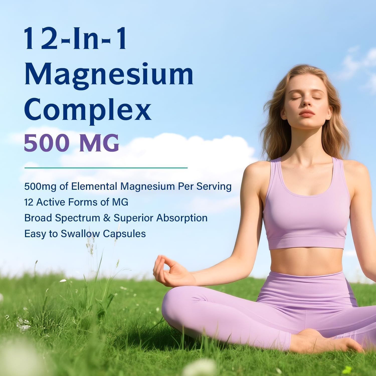 Innate Vitality Magnesium Complex – Capsule et composition complète pour le bien-être.