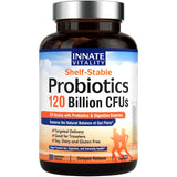 Innate Vitality Probiotiques bouteille visible, pratique à intégrer dans votre routine.