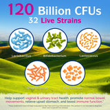 Emballage Innate Vitality Probiotiques Femmes, étiquette claire et informative.