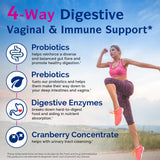 Étiquette Innate Vitality Probiotiques, souches et dosage clairement indiqués.