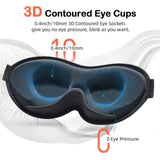 INNELO masque yeux confort 3D offre espace oculaire généreux et doux