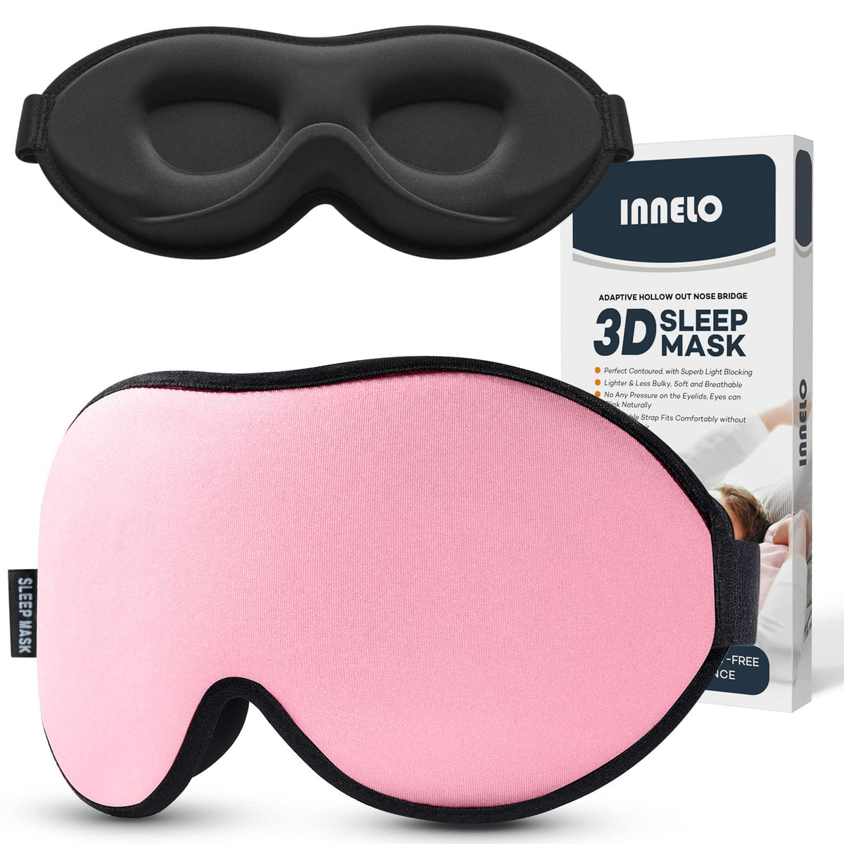 INNELO masque yeux cote sommeil offre confort optimal pour dormir sur le côté
