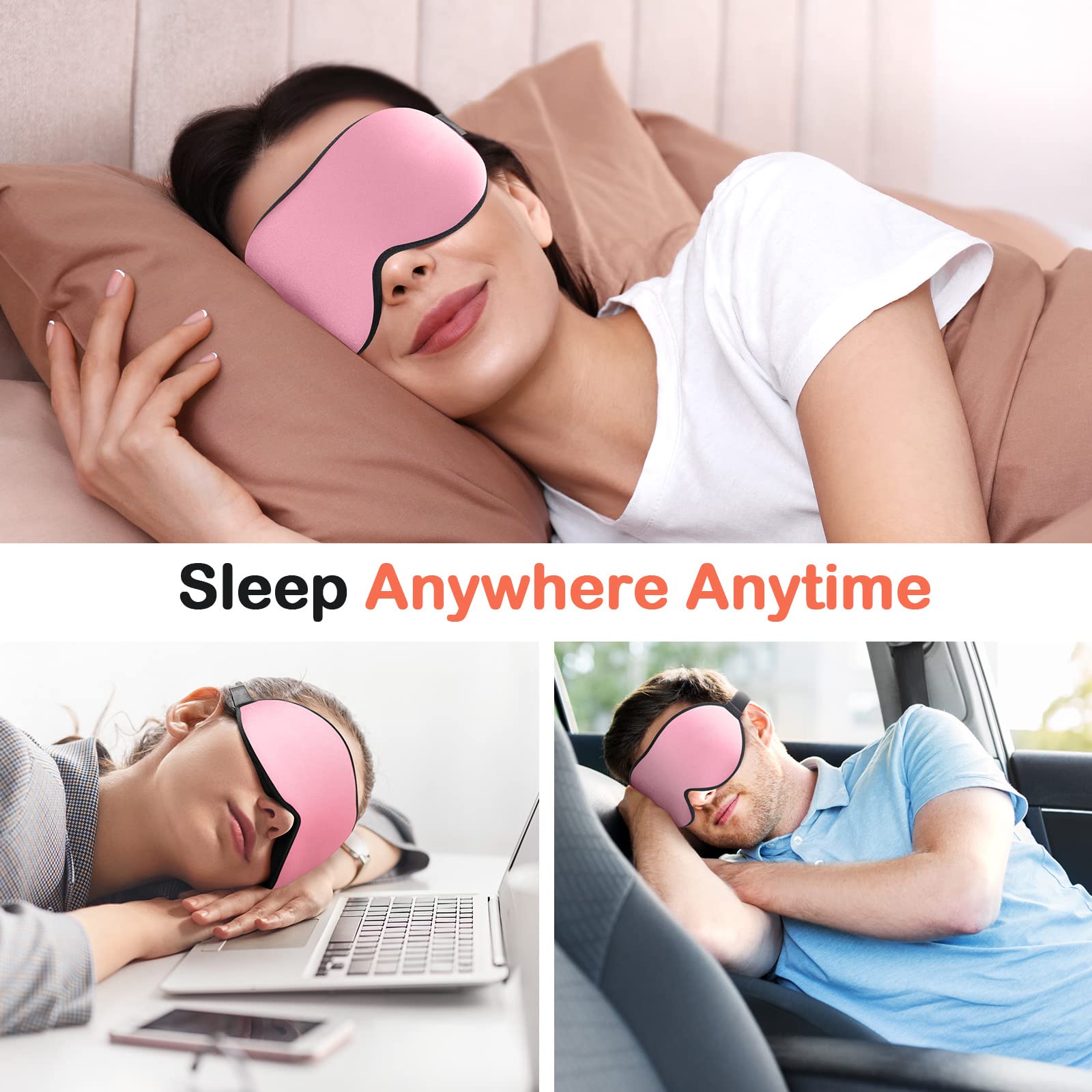 INNELO masque yeux nuit voyage idéal pour voyages et siestes