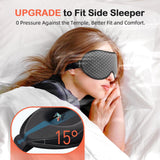 INNELO masque 0 pression sur les tempes pour dormir sans gêne.