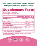 Qualité vegan et sans allergènes avec Inner Brightness Inositol.