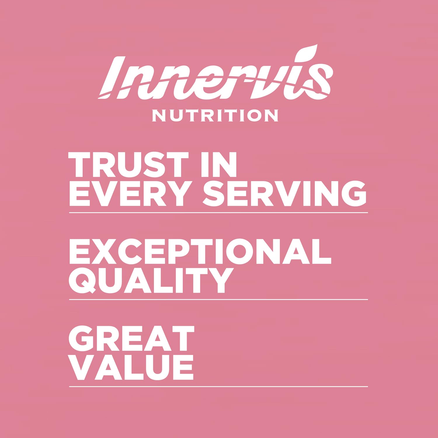 INNERVISNUTRITION Sans OGM et sans gluten — Qualité premium.