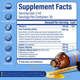 INNIOXV format liquide – flacon 60 mL avec goutte à goutte pour dosages faciles.