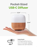 InnoGear diffuseur aromatherapie 150 ml vapeur douce pour pièce calme.