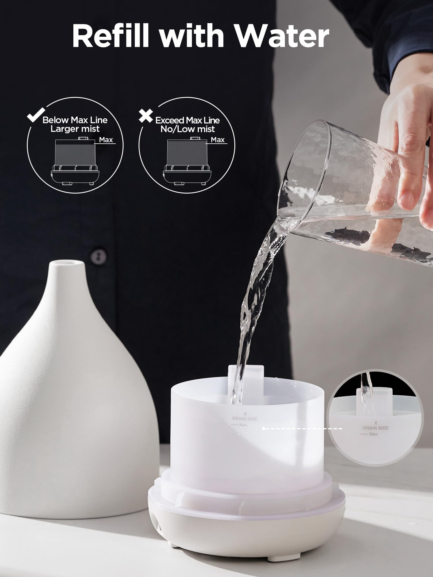 InnoGear diffuseur cadeau maison élégant, parfait pour les cadeaux