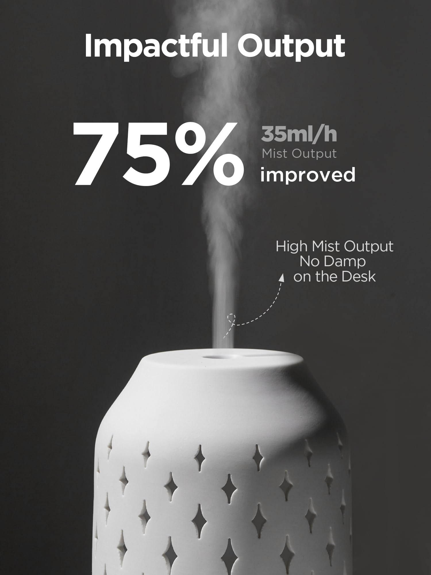 Mode diffusion continu pour rester concentré lors de la lecture ou du travail.