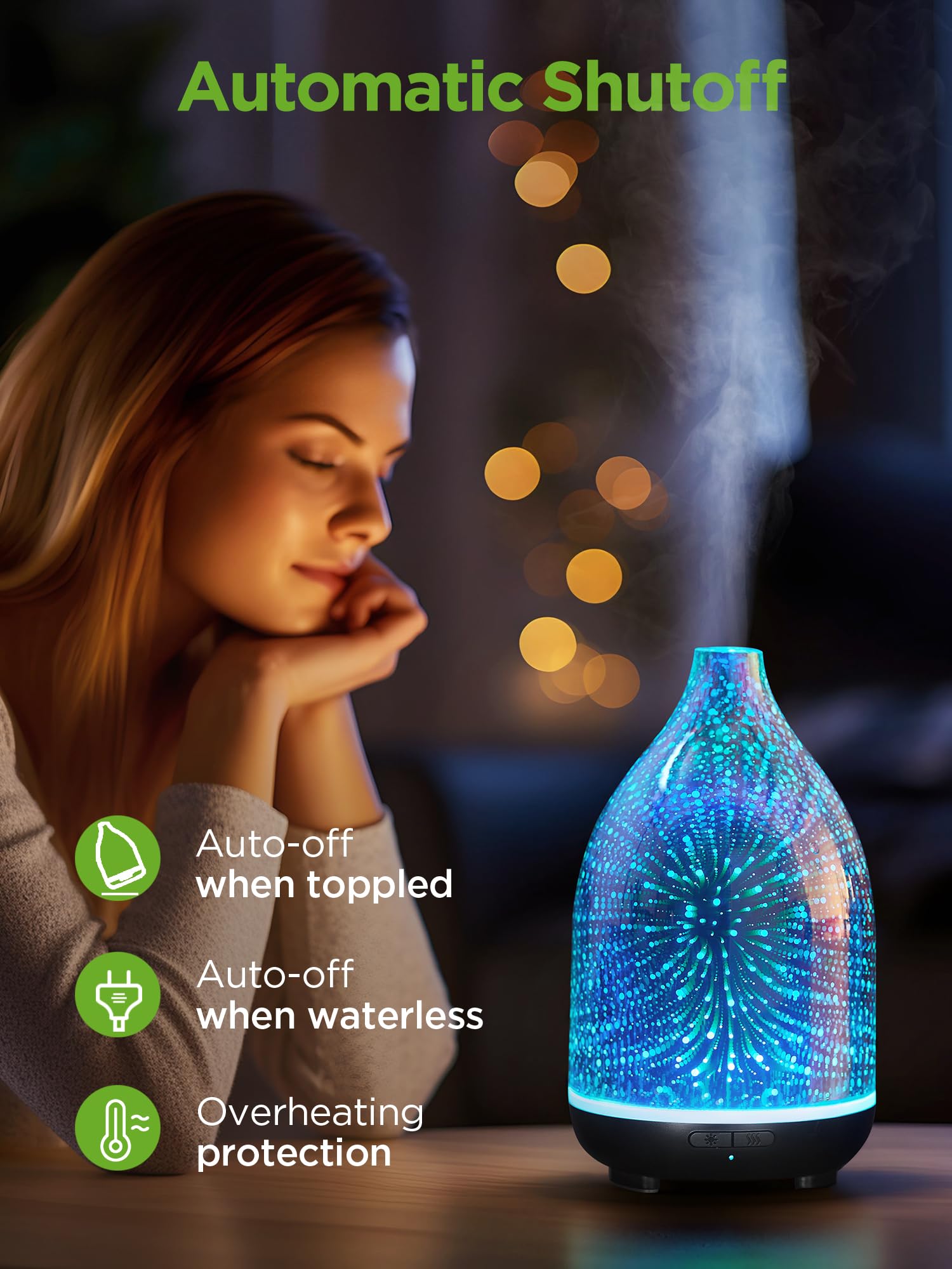 InnoGear diffuseur au design élégant en verre pour décoration intérieure.