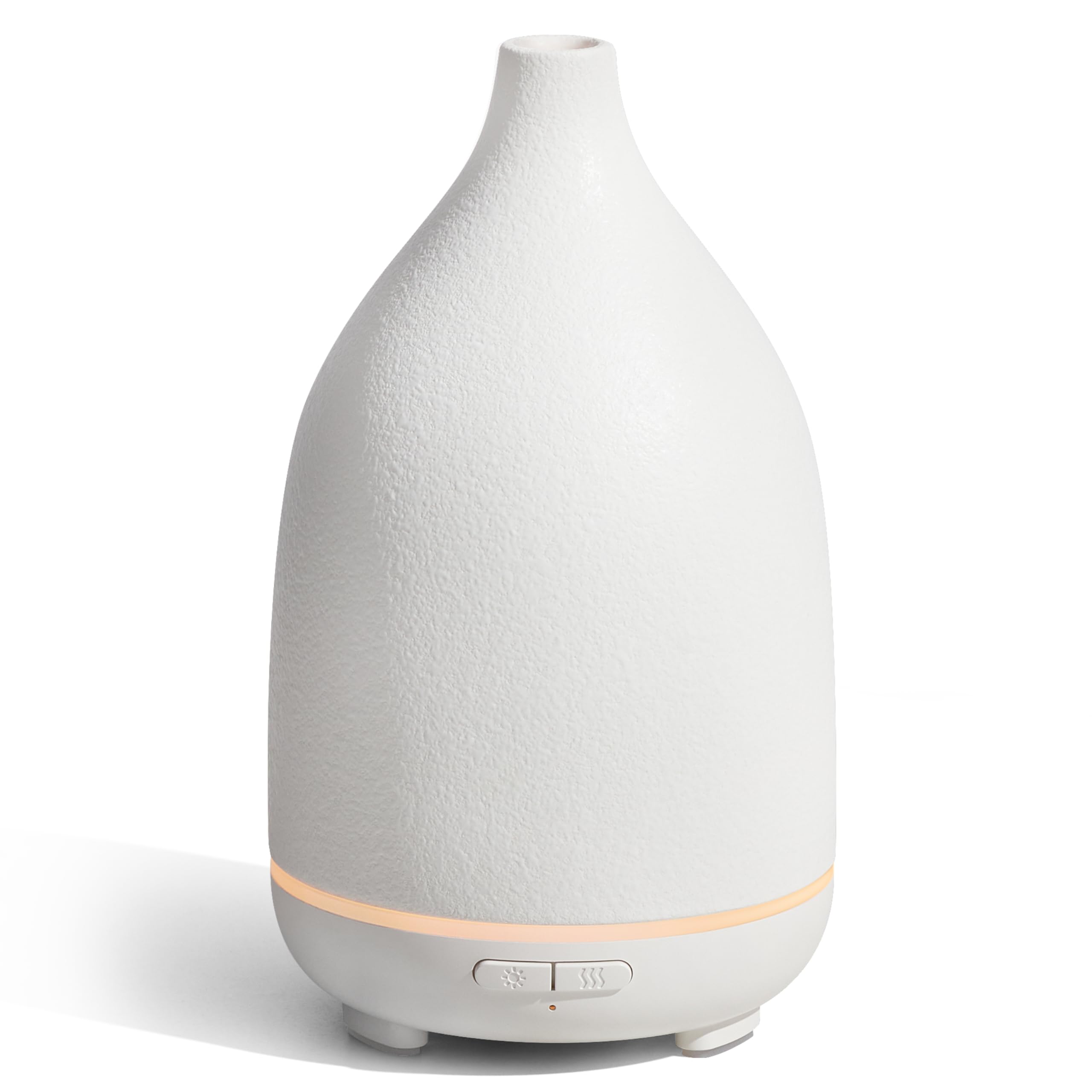 InnoGear diffuseur huile ceramique 150ml, coque en céramique: diffusion douce et esthétique