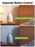 InnoGear diffuseur huile ceramique 150ml, DEL indépendante: lumière d’ambiance douce