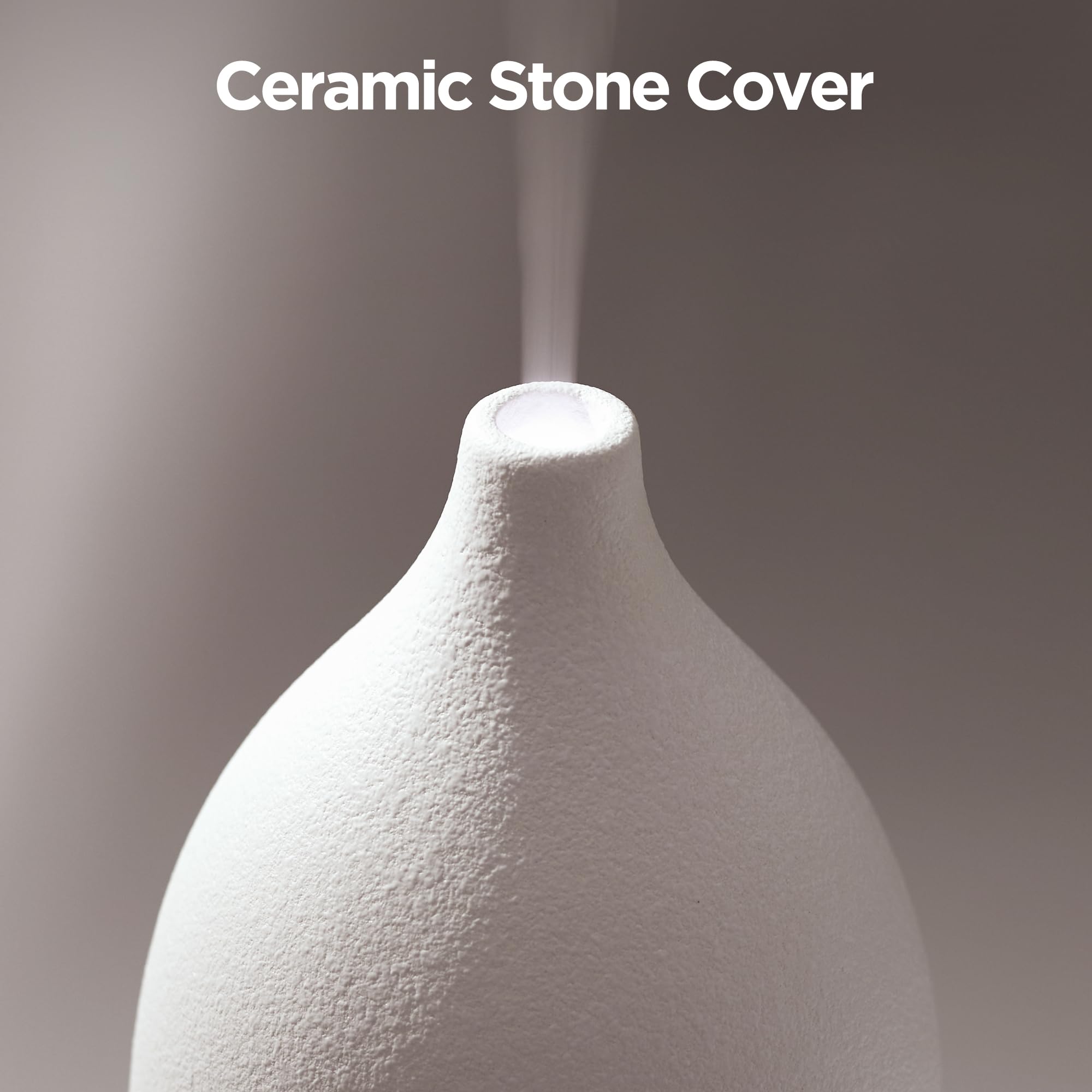 Détail de la céramique du diffuseur InnoGear 150 ml, surface facile à nettoyer