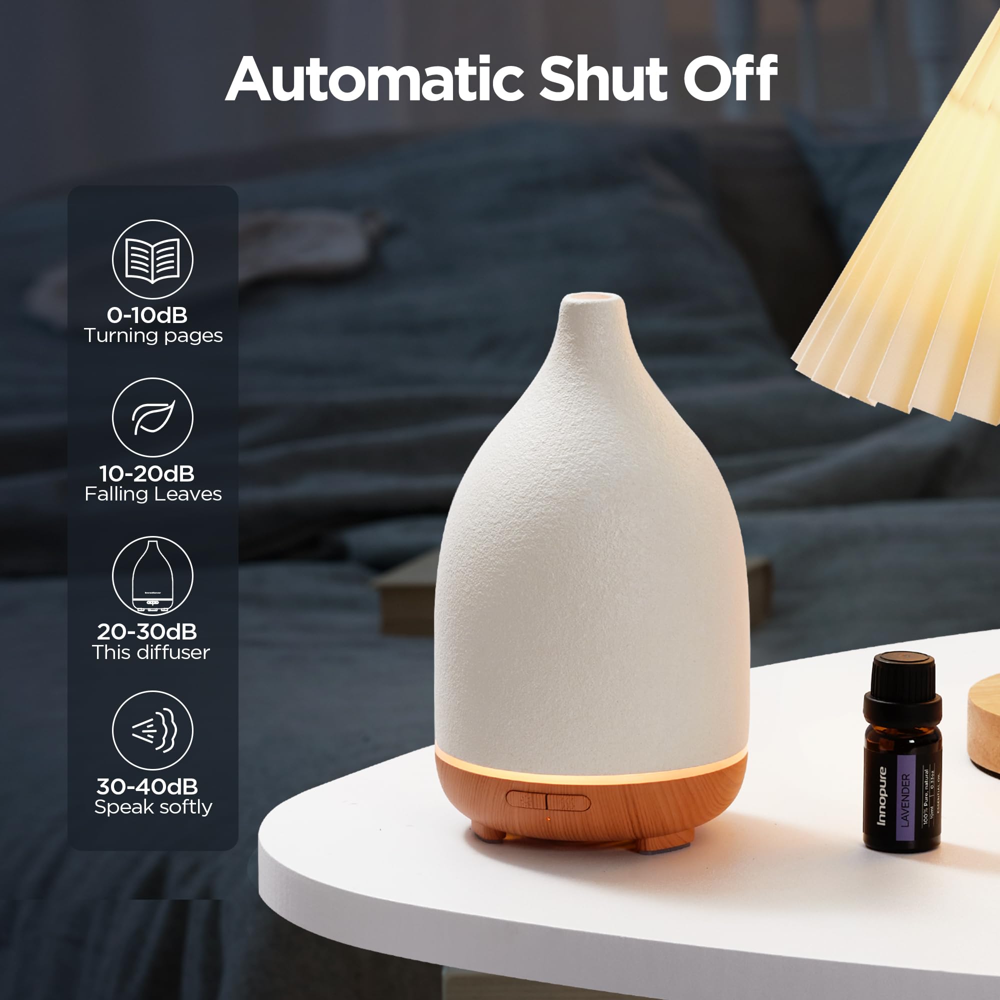 Emballage soigné du diffuseur InnoGear en céramique 150 ml