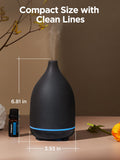 Diffuseur InnoGear noir en céramique avec mode brume.