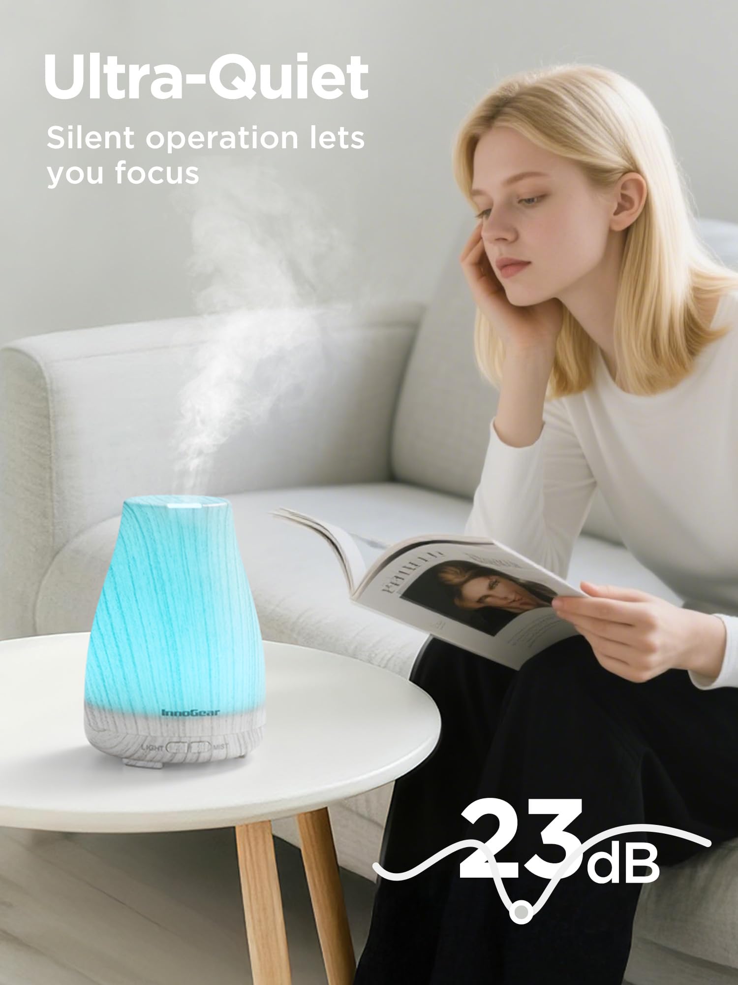 InnoGear diffuseur brume continue pour une ambiance soutenue.