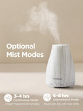 InnoGear diffuseur brume intermittente pour une utilisation nocturne avec pauses.