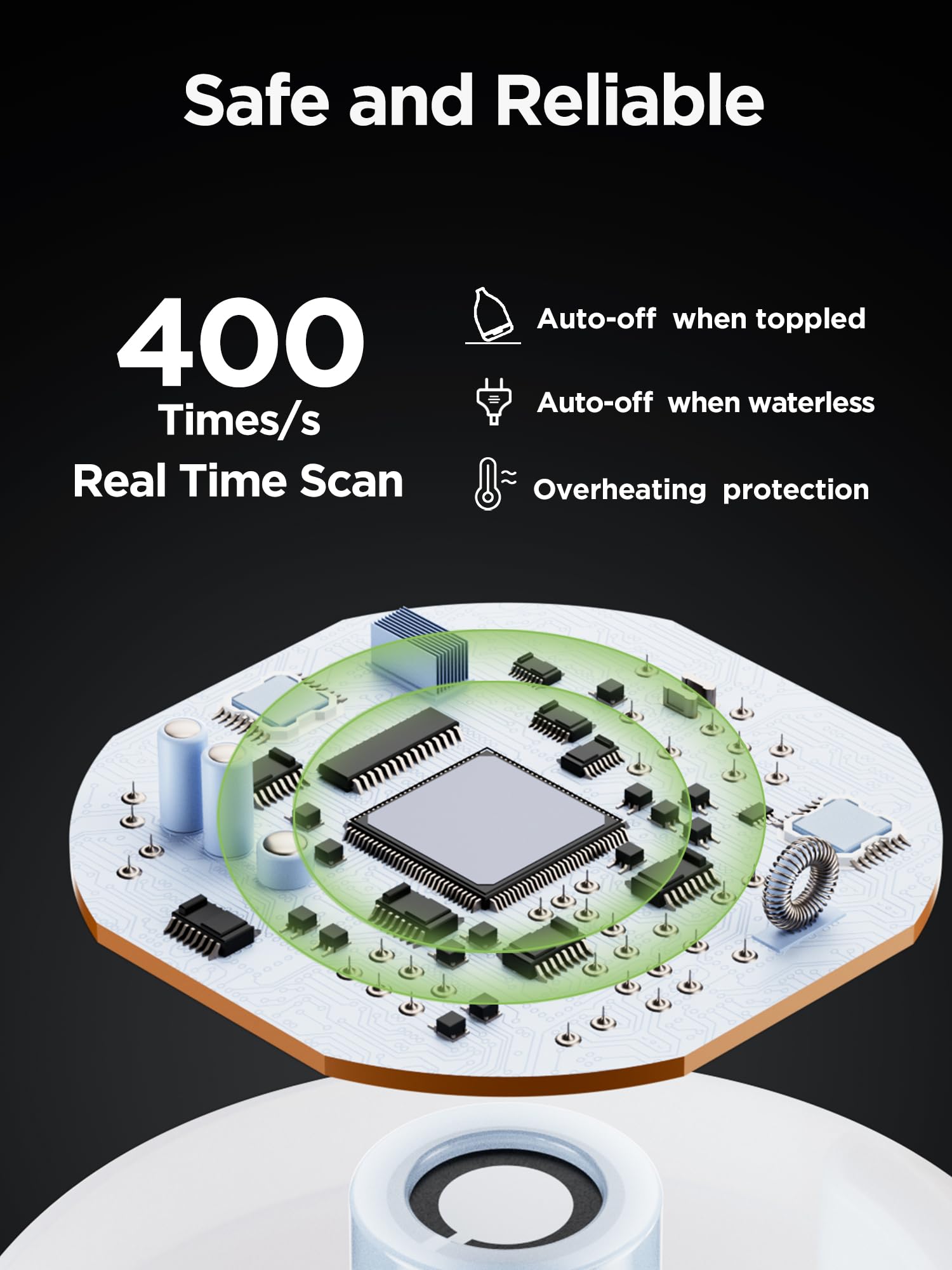 InnoGear diffuseur mode continu et intermittent pour personnaliser l'arôme.