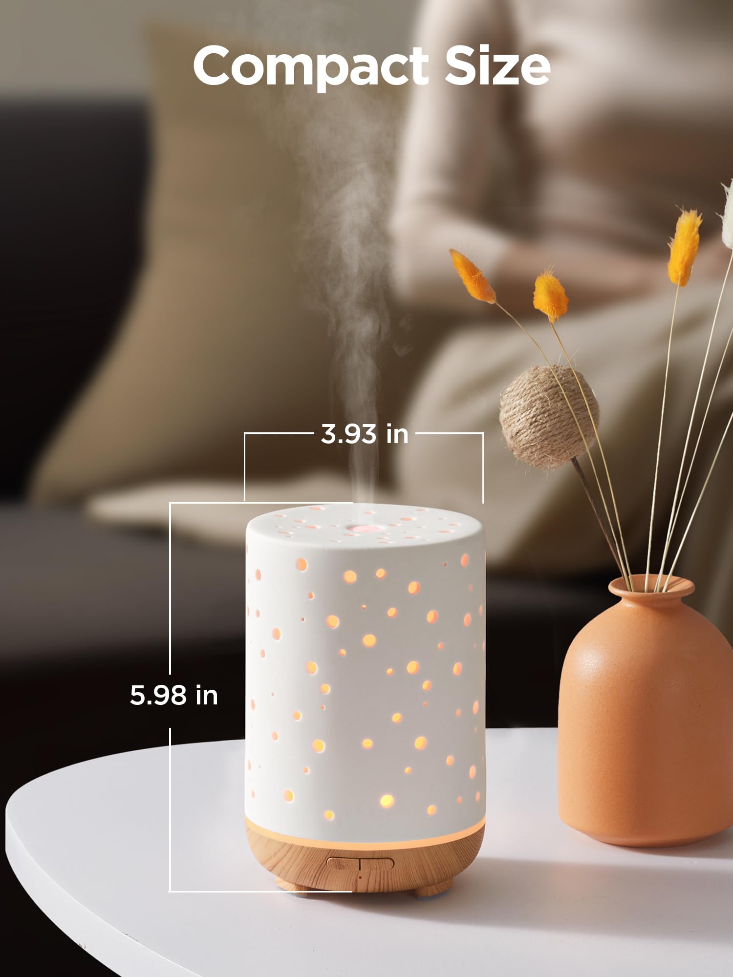 InnoGear diffuseur utilisé dans bureau à domicile: ambiance apaisante et efficace.