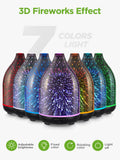 InnoGear diffuseur en verre fait main avec effet 3D et lumière douce.