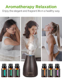Huiles incluses InnoGear: arbre à thé, lavande, eucalyptus, citronnelle, menthe poivrée et orange.
