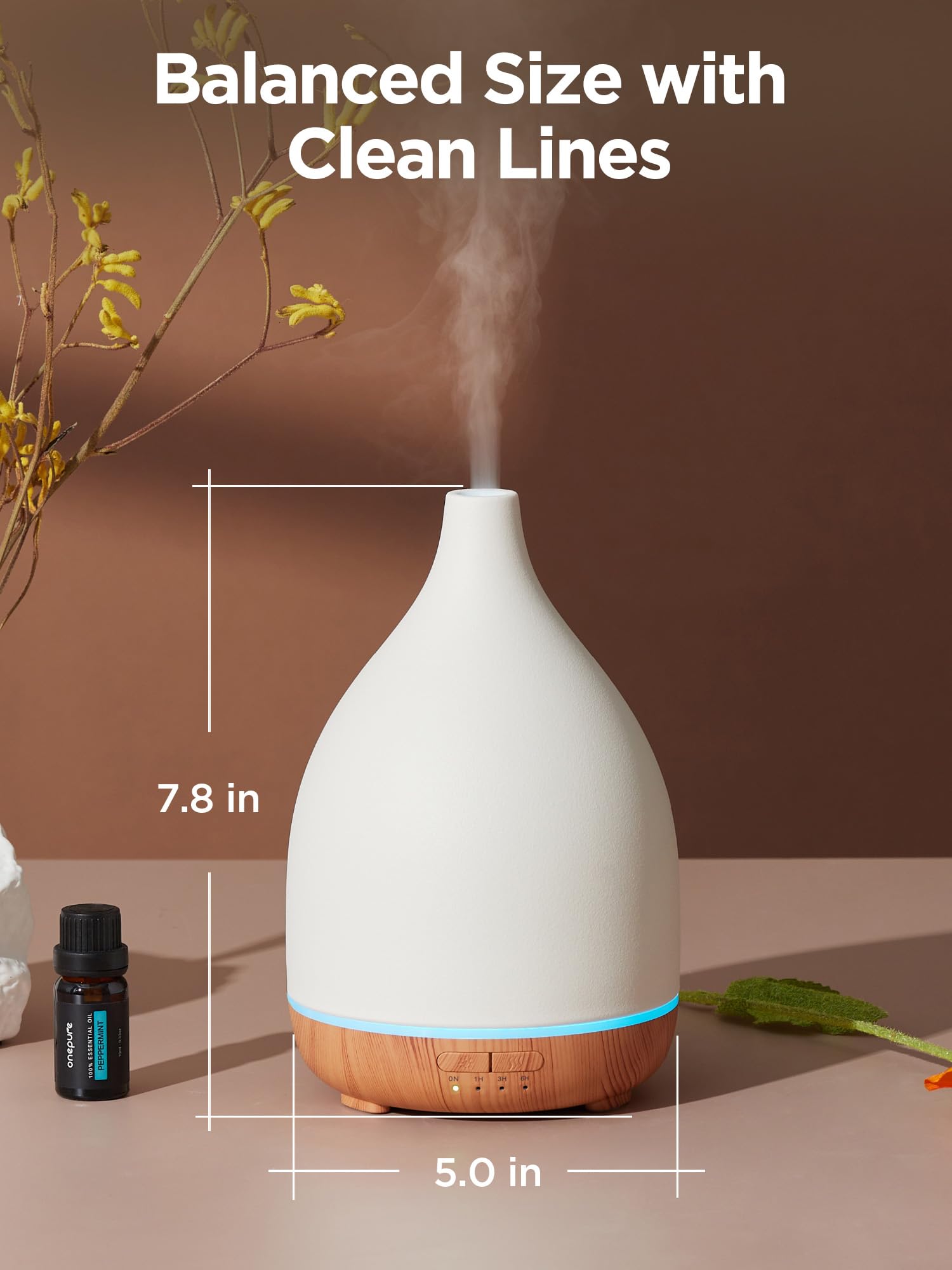 InnoGear diffuseur avec lumière indépendante pour dormir sans bruit.