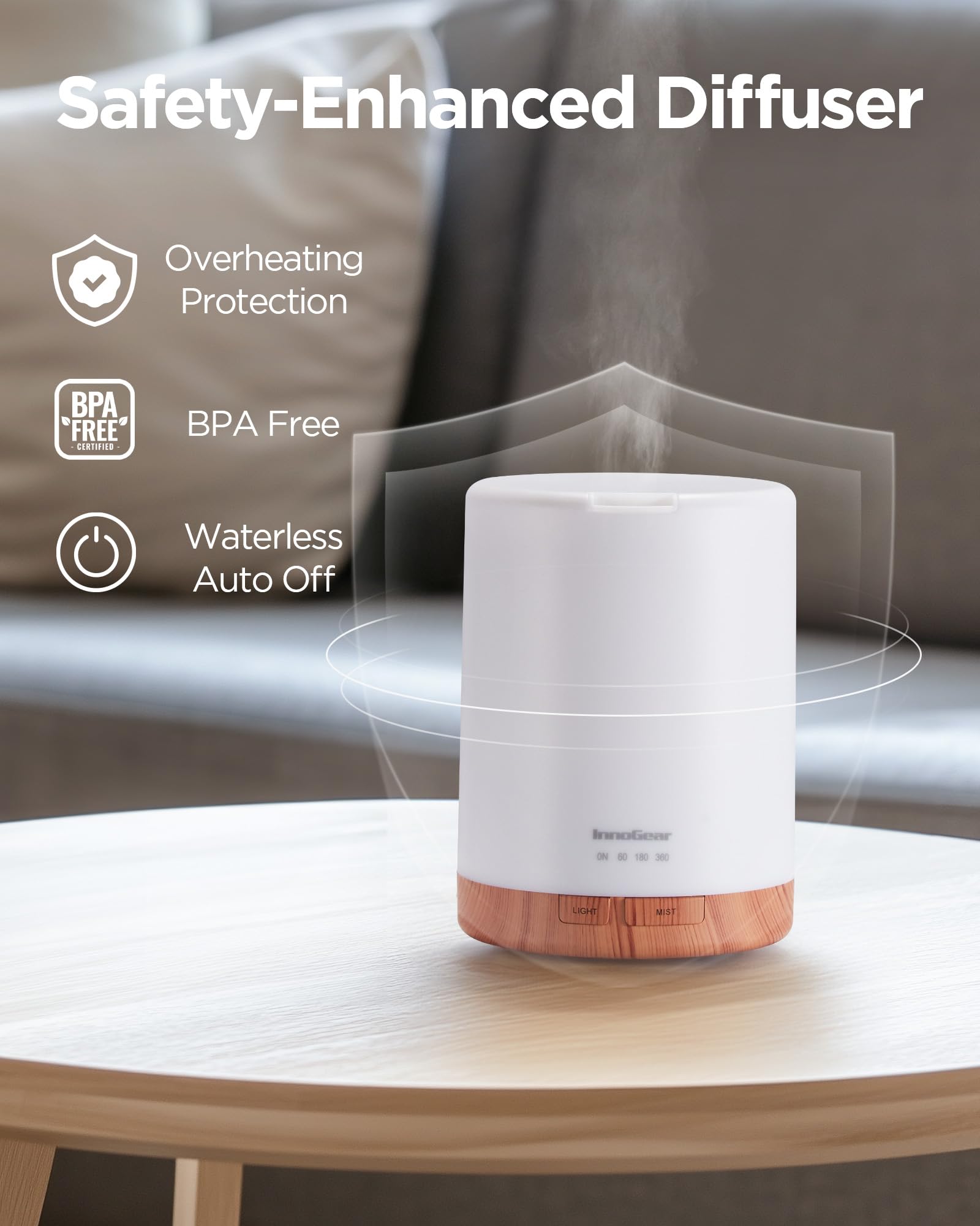 InnoGear sécurité arrêt-auto, protection fiable