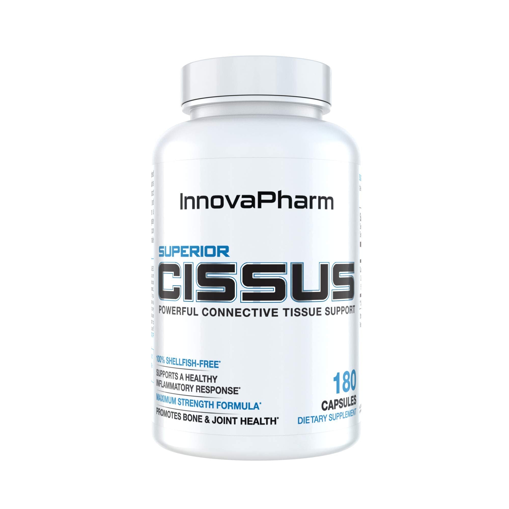 InnovaPharm Superior Cissus Quadraflex 4800mg - bouteille: soutien articulaire pour sportifs actifs.