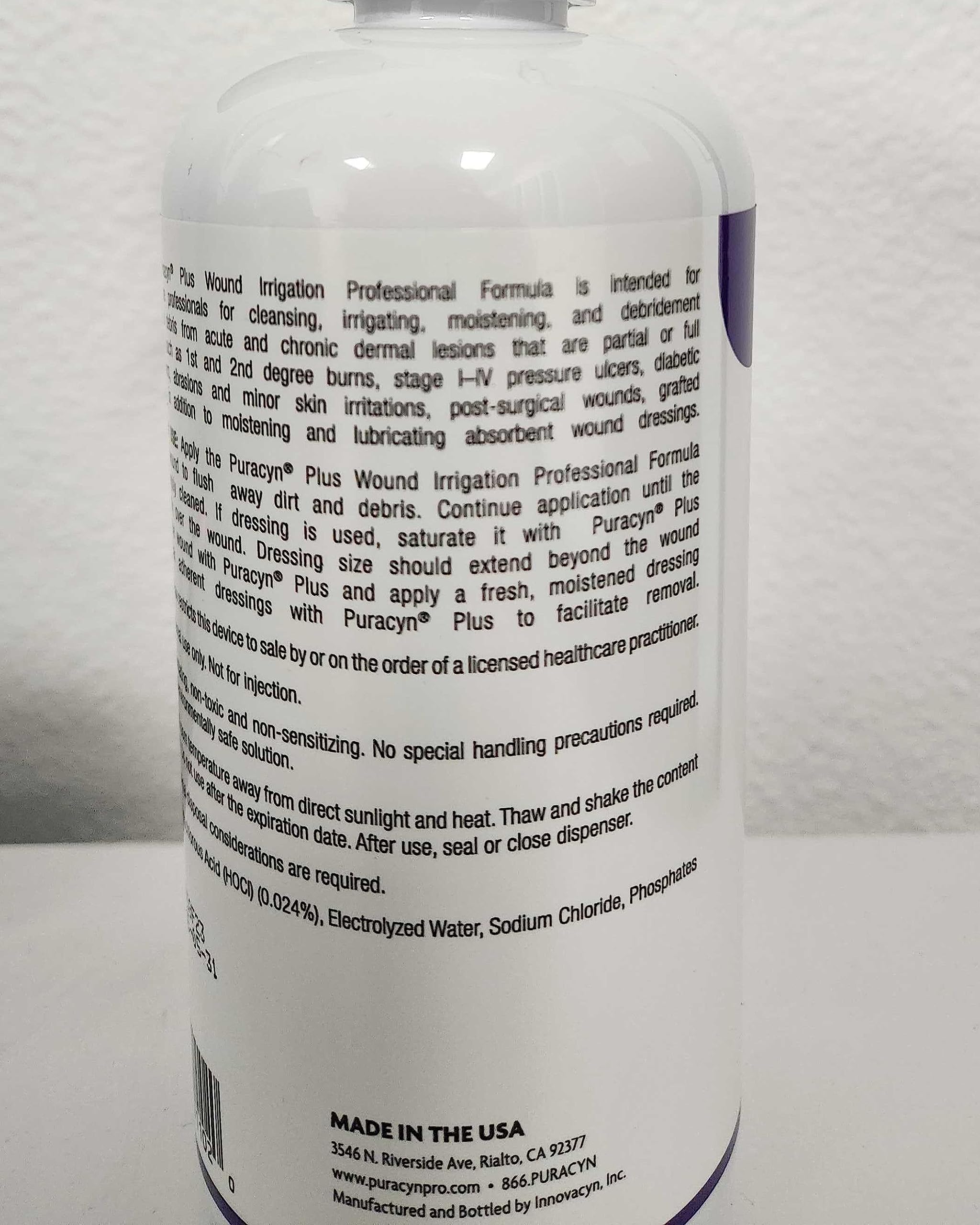 Innovacyn Puracyn Plus – conteneur pompe 8oz, rangement sûr et pratique