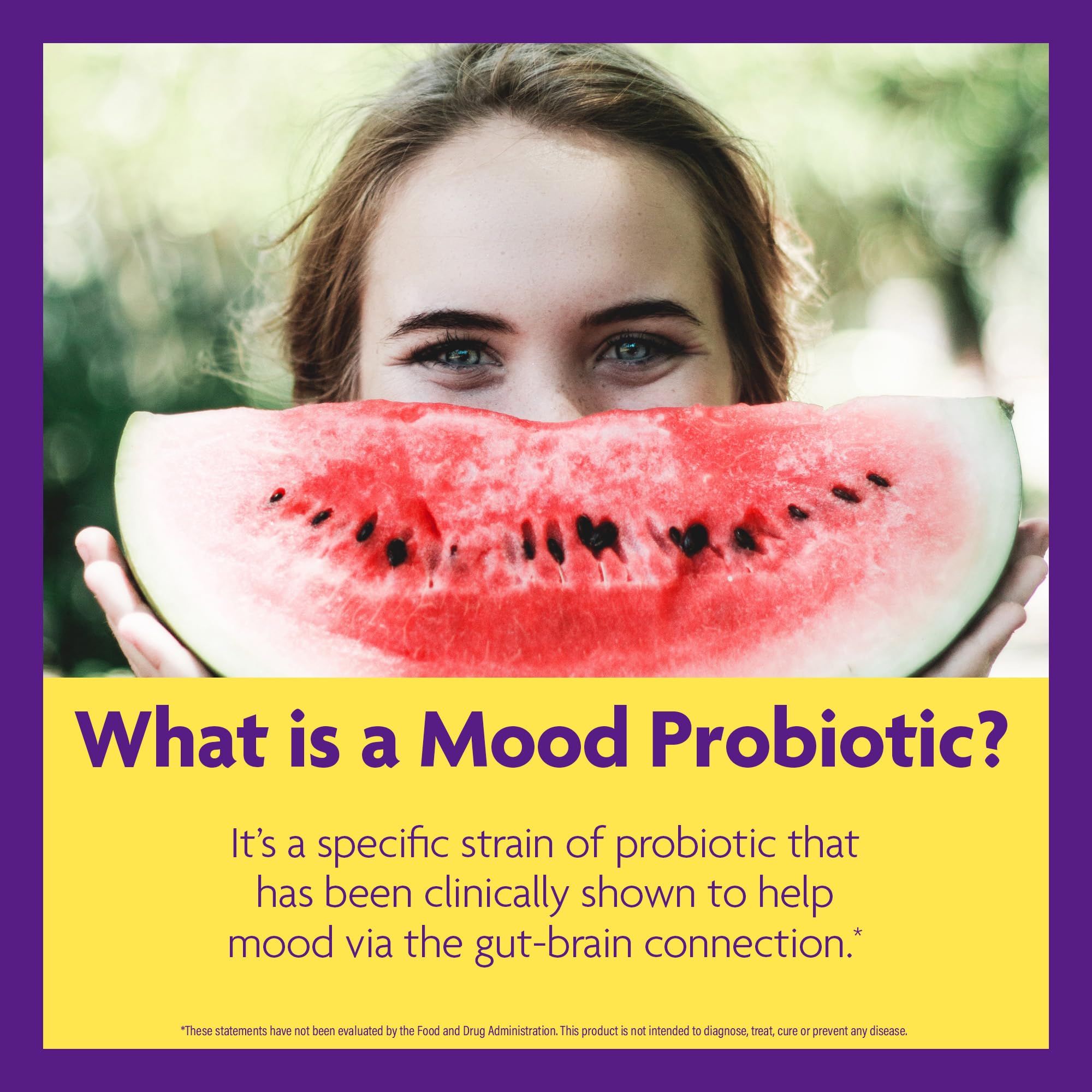 InnovixLabs Mood Probiotic - badge sans allergènes, formulation adaptée.