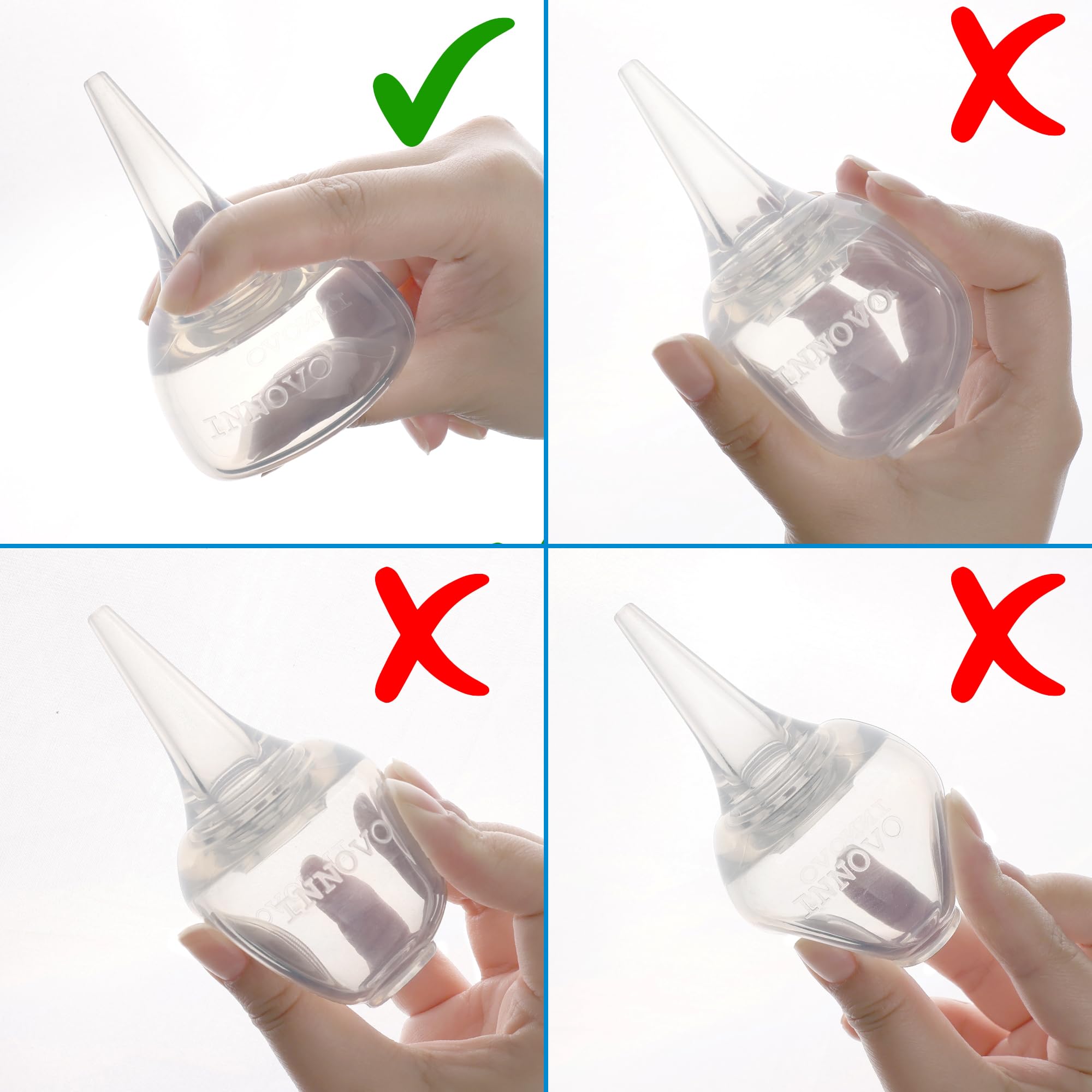Produit Innovo réutilisable et facile à nettoyer.