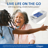Batterie légère de 0,54 kg, facile à glisser dans un sac.