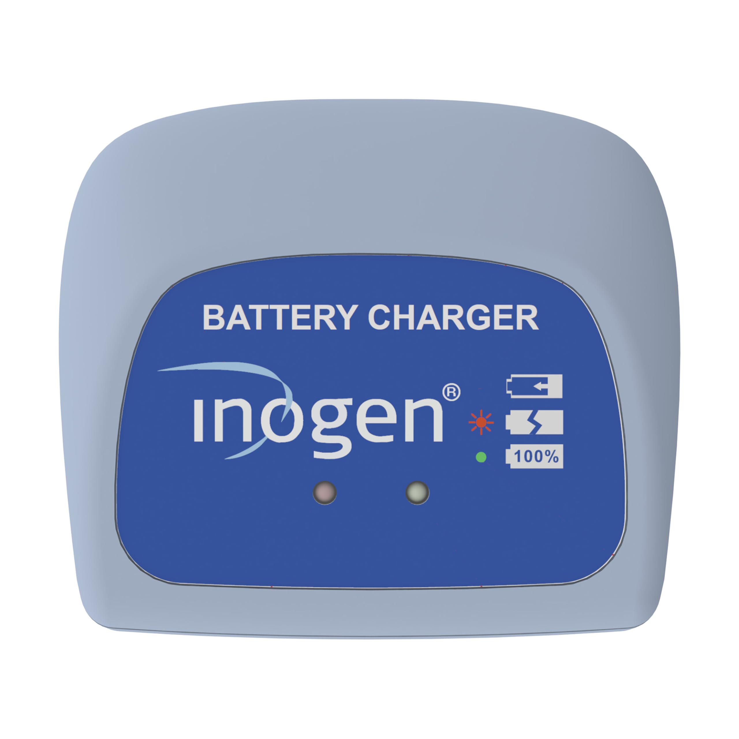 Chargeur externe Inogen pour batteries G5, recharge rapide en déplacement.