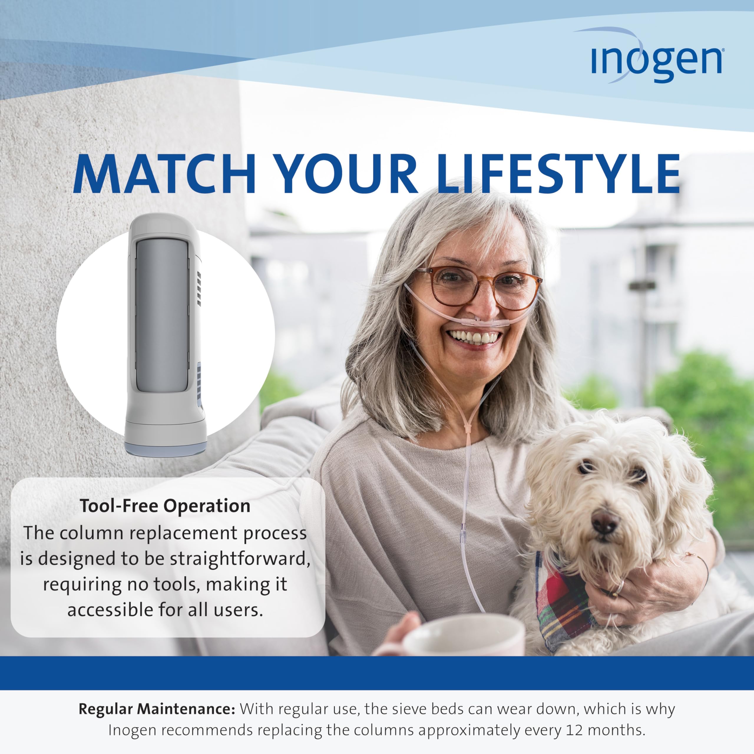 Qualite des composants metalliques pour Inogen G3.