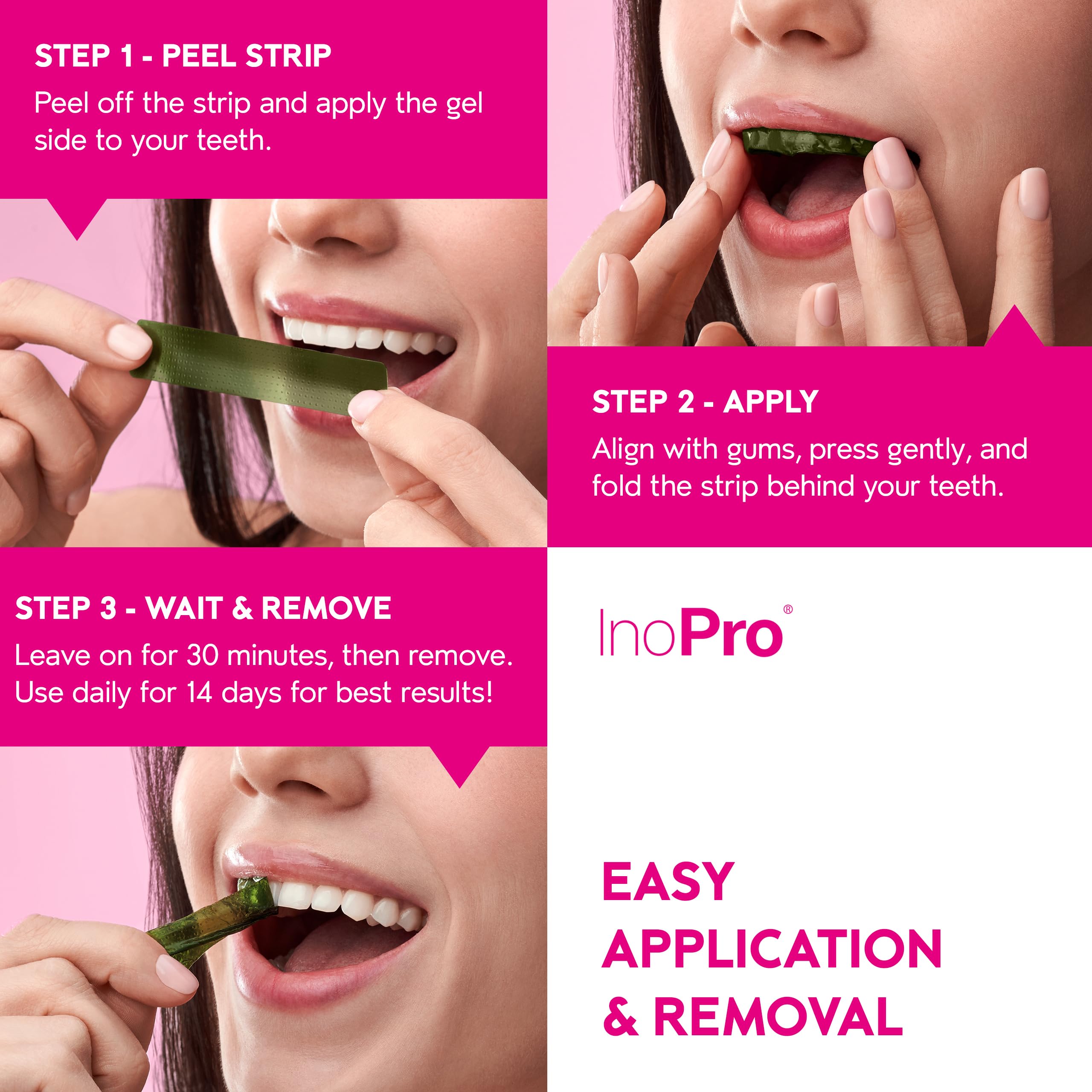 InoPro applicateur strips dents mise en place simple.